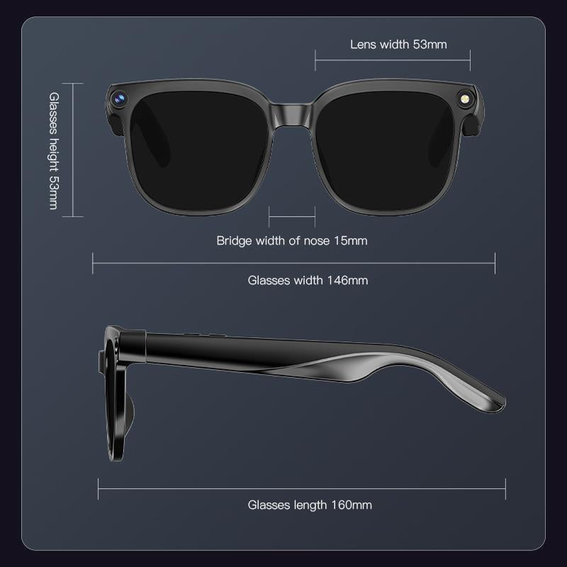 Wearable AI Camera Glasses UV Protect
