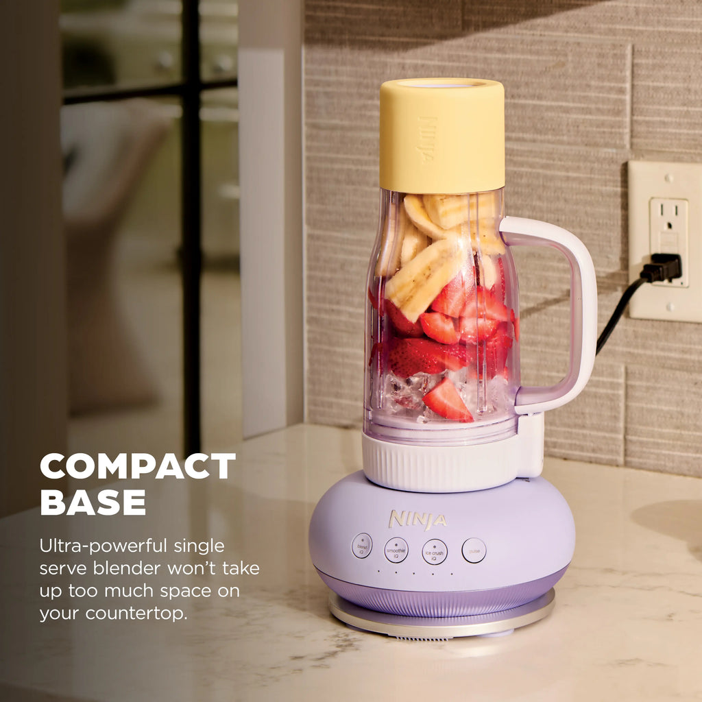 Ninja BlendBOSS Tumbler Blender with 26oz Travel Cup and Removable Straw, Portable Smoothie Maker