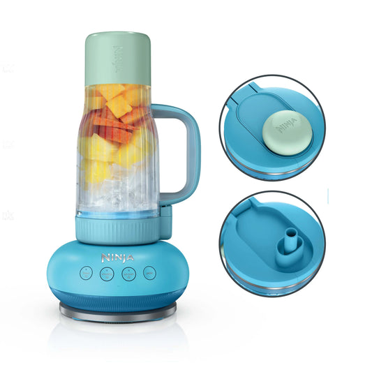 Ninja BlendBOSS Tumbler Blender with 26oz Travel Cup and Removable Straw, Portable Smoothie Maker