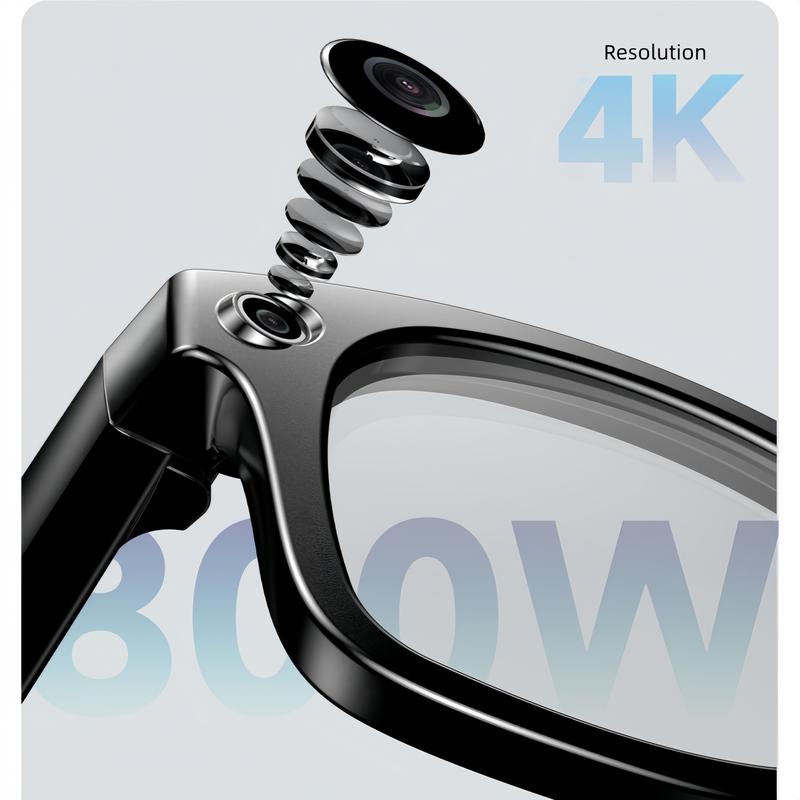 Wearable AI Camera Glasses UV Protect