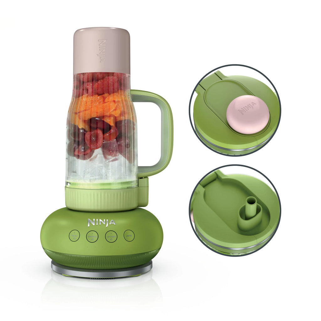 Ninja BlendBOSS Tumbler Blender with 26oz Travel Cup and Removable Straw, Portable Smoothie Maker