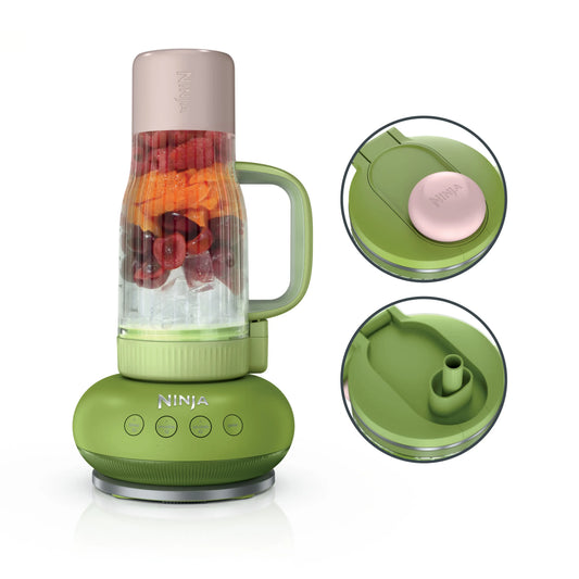 Ninja BlendBOSS Tumbler Blender with 26oz Travel Cup and Removable Straw, Portable Smoothie Maker