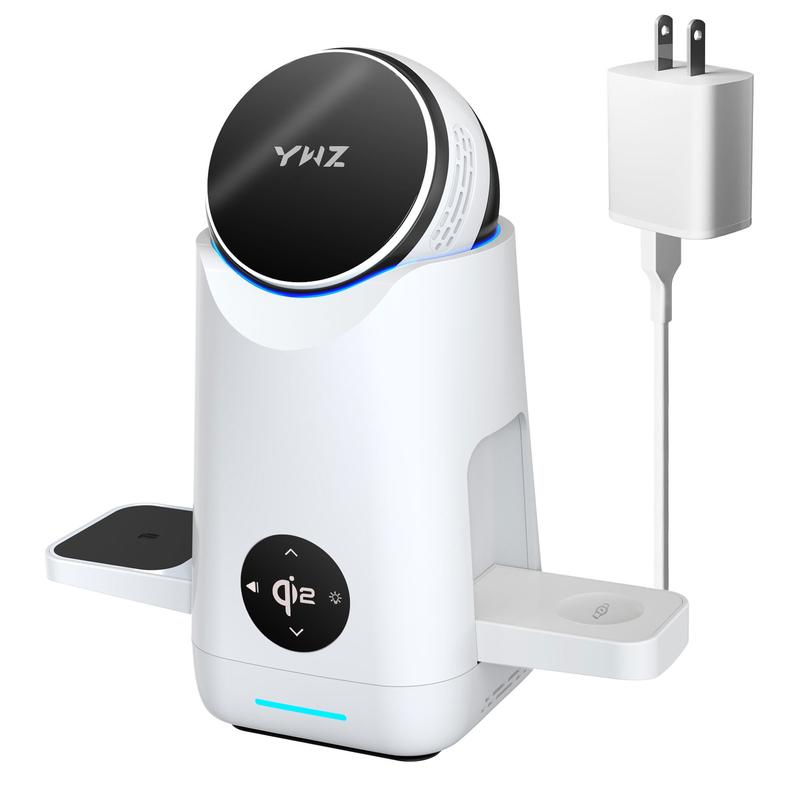 RESSONIC 3-in-1 Wireless Charger, Qi2 15W Fast Charge for iPhone Watch AirPods