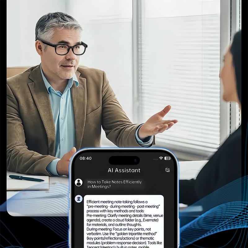 Wearable AI Camera Glasses UV Protect